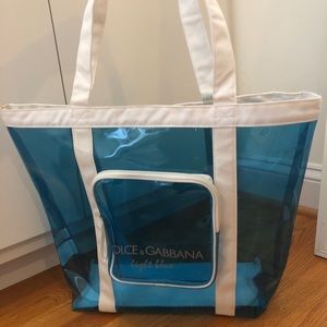 Dolce & Gabbana Light Blue Oversized Tote